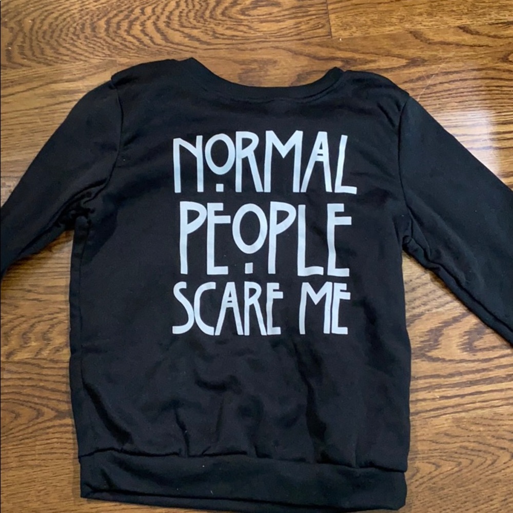 Light weight black sweatshirt